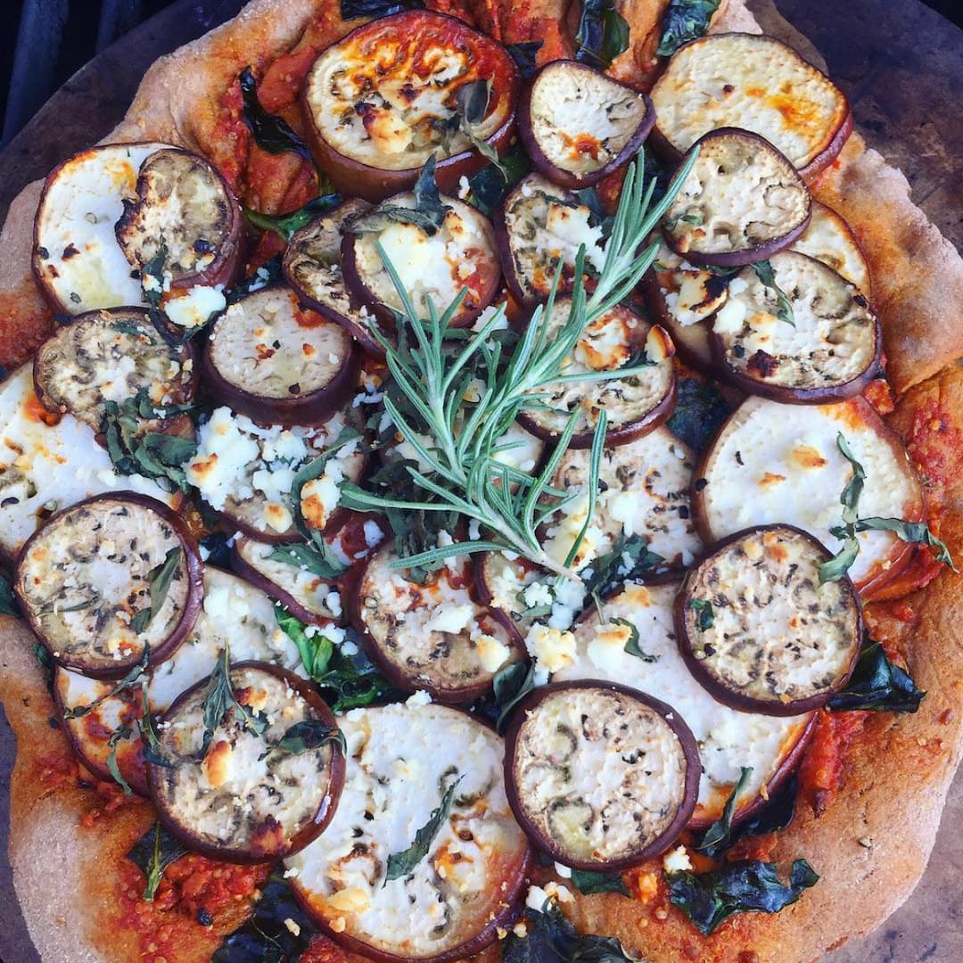 Eggplant Pizza