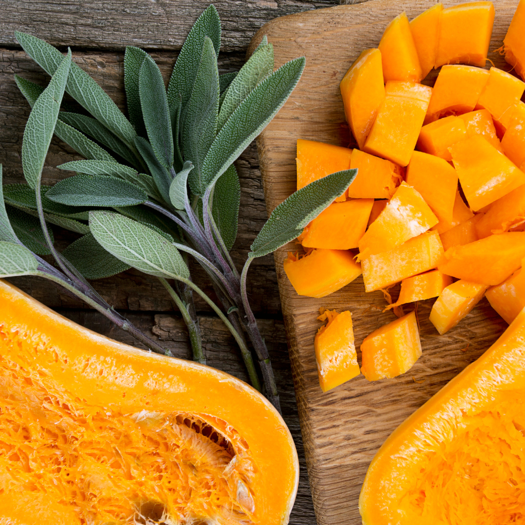 Roasted Butternut Squash with Fried Sage