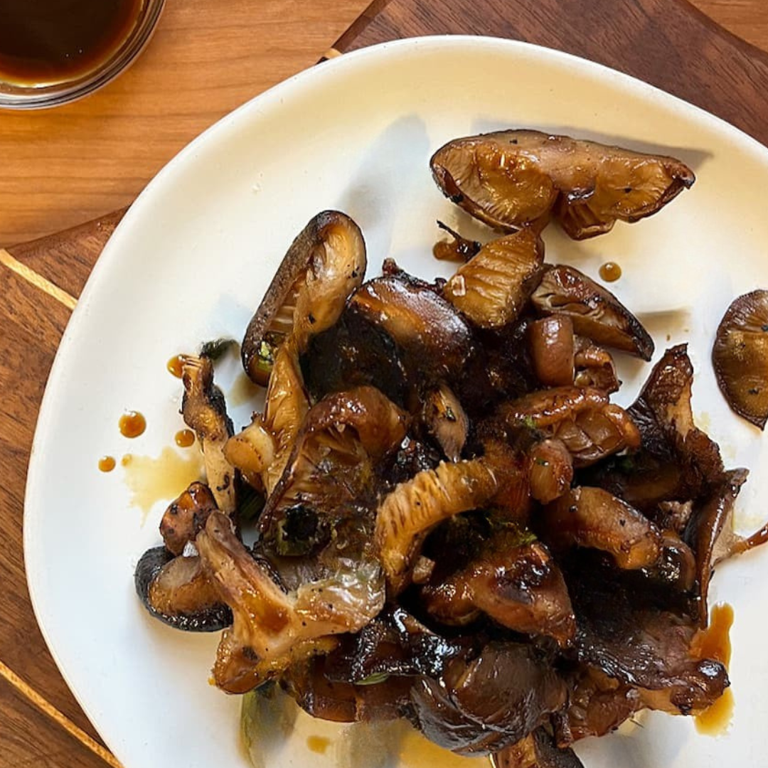 Stir Fried Shiitakes